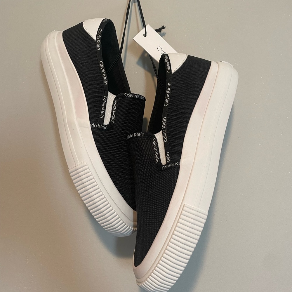 Calvin Klein Paily Slip-On | Sz 7.5 | Black | 50% off retail